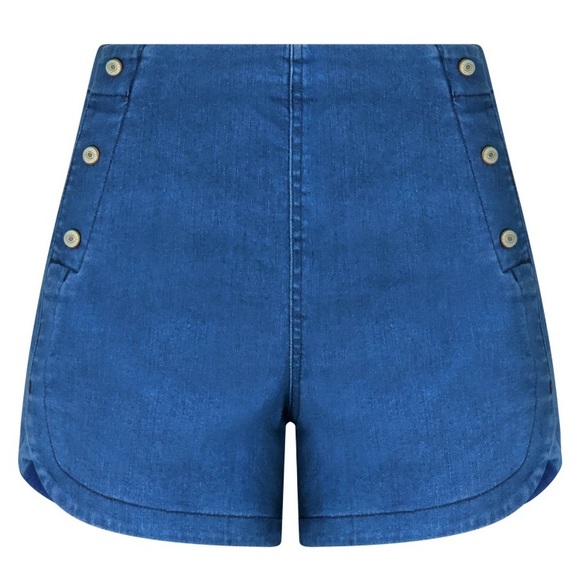 NWT Sofia Vergara Pull On Sailor Shorts - Picture 6 of 12